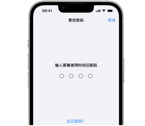 凭祥iPhone屏幕维修分享iPhone屏幕使用时间密码忘记了怎么办 