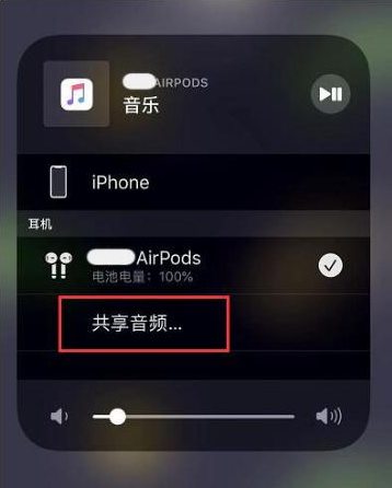 凭祥苹果14音频维修点分享iPhone14音频共享设置方法 