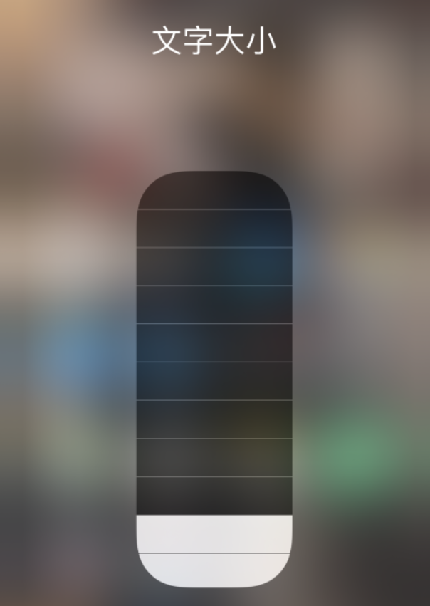 凭祥苹果手机维修分享小技巧：在 iPhone 控制中心快速调节字体大小 