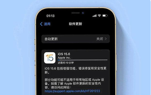 凭祥苹果手机维修分享iOS 15.6续航怎么样 